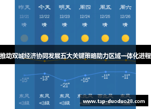 推动双城经济协同发展五大关键策略助力区域一体化进程 推动双城经济协同发展五大关键策略助力区域一体化进程